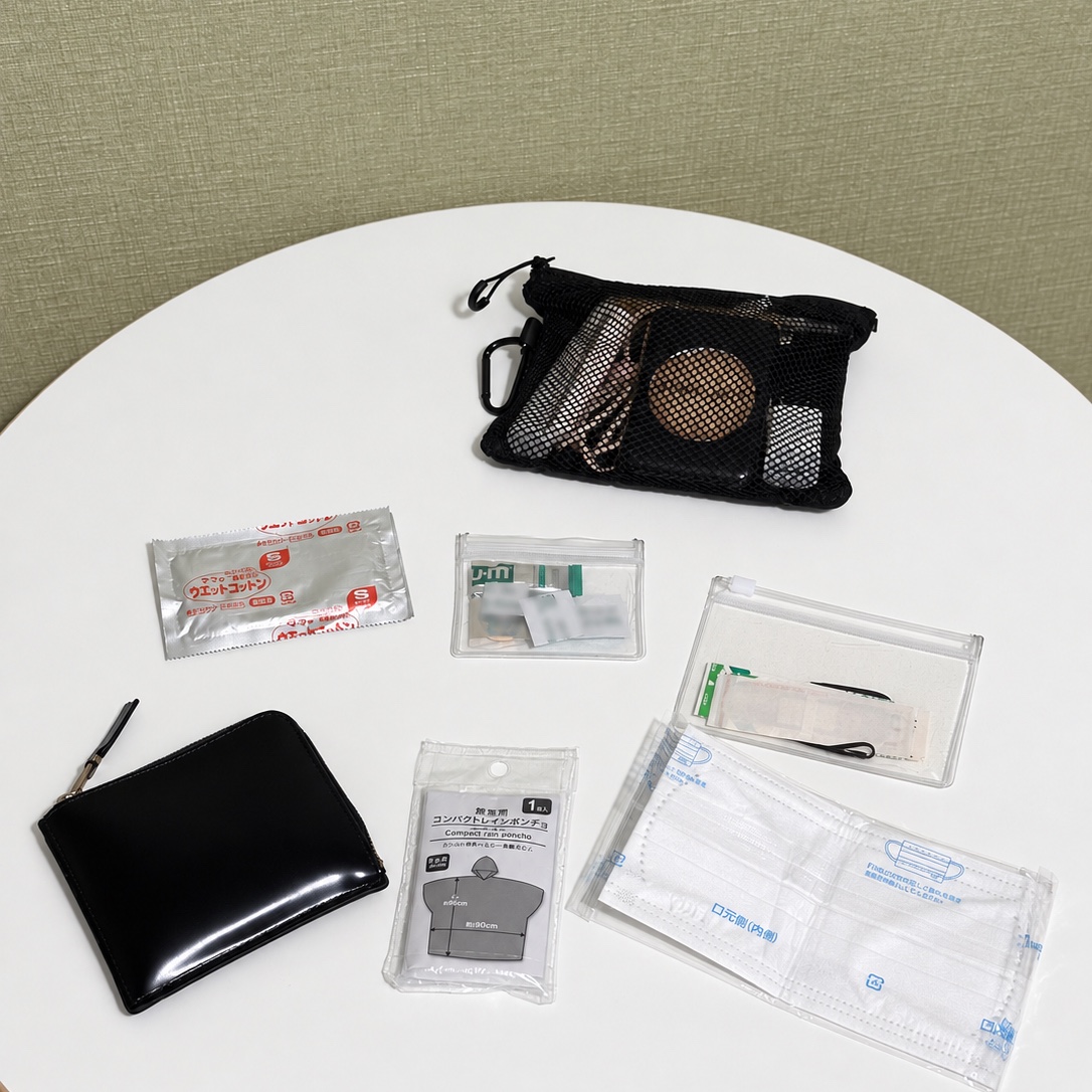 無印良品の日常ポーチに入れているもの